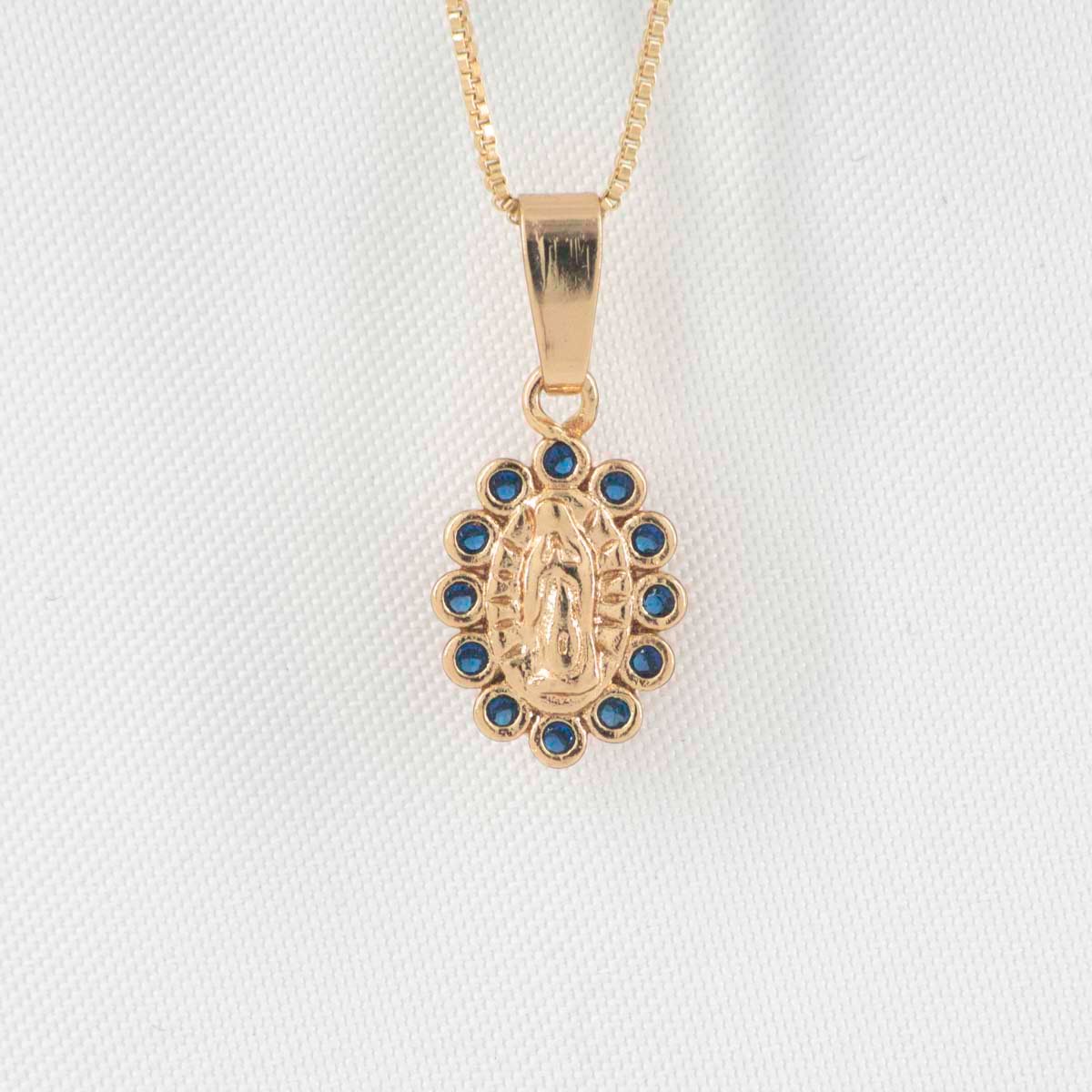 DIJE GUADALUPE TOPACIO MINI