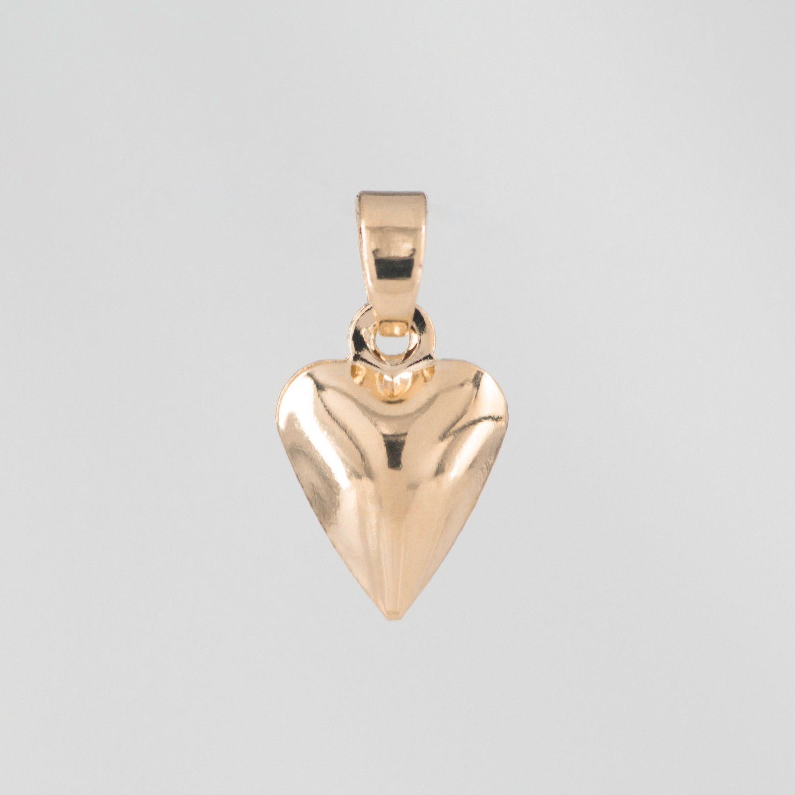 DIJE CORAZON LISO RELIEVE